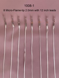 2.0mm flame-tip with leads (8pk)