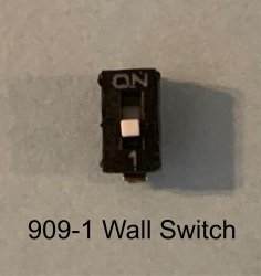 single miniature wall switch (pk 5)