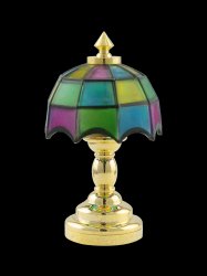 3-volt LED Tiffany Table Lamp