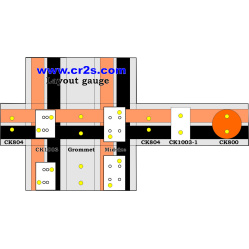 Plastic Layout Gauge