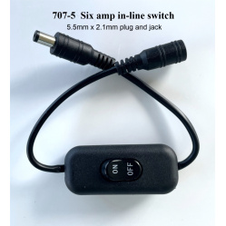 707-5 In-line rocker switch