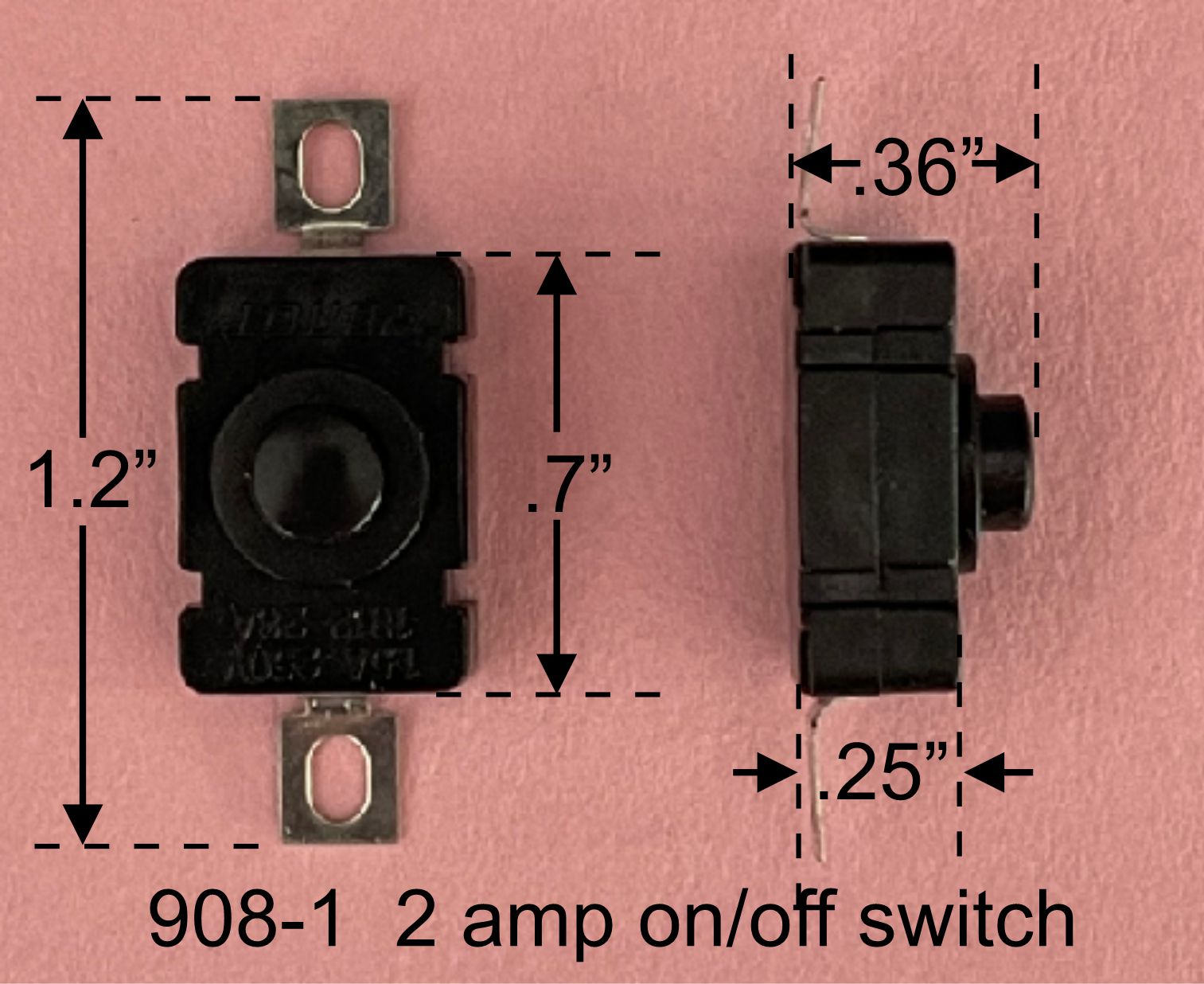 Black 2 amp on/off switch (5 pk) – Creative Reproductions 2 Scale ...
